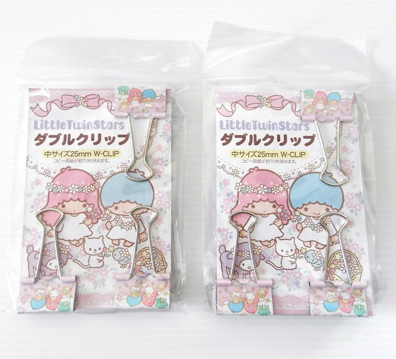 Amazon | キャンドゥ リトルツインスターズ ダブルクリップ 2個セット